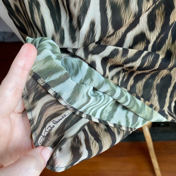 NEW ROBERTO CAVALLI BEACHWEAR GHEPARDPRINT SKIRT IN XS M NWT - Picture 4 of 7